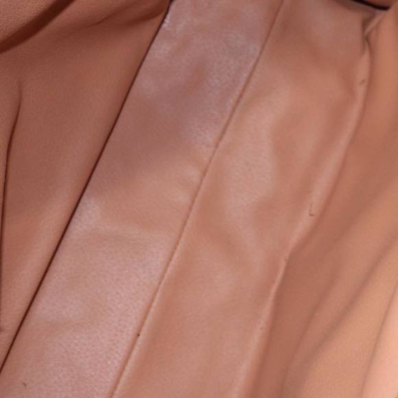 CELINE Macadam Canvas Hand Bag PVC Leather Brown Gold Auth 85545 - Picture 11 of 16